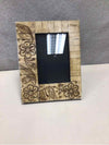 WOOD FLOWER CARVED FRAME