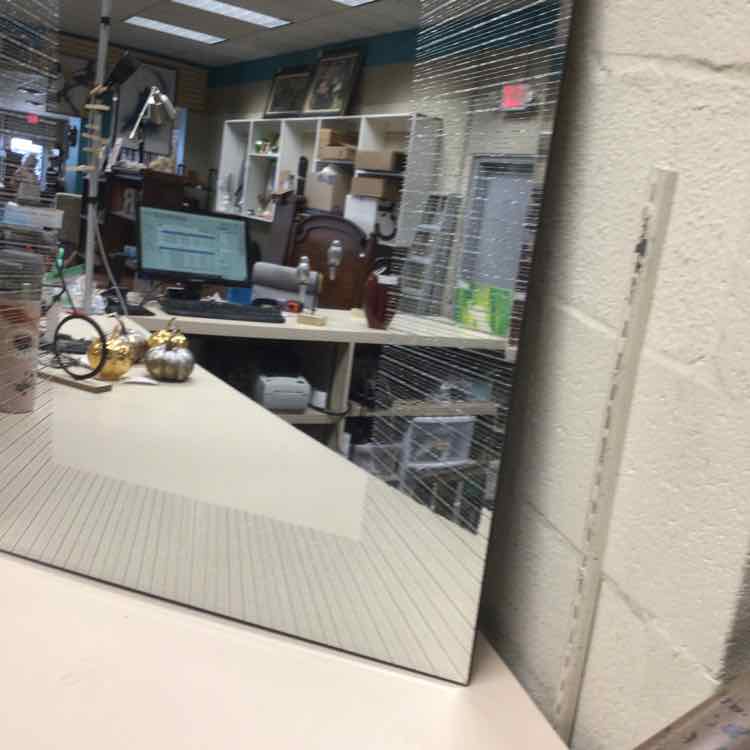 SUNBURST FRAME RECTANGLE MIRROR