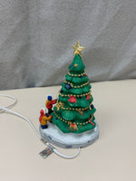 LIGHT UP CERAMIC XMAS TREE WITH CHILDREN