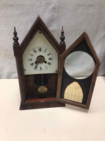 ANTIQUE GOTHIC MANTLE CLOCK