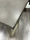 "CROCKETT" DESK W/ACACIA FINISH GREY
