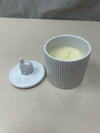 WHITE CERAMIC CANDLE