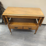 1-DRAWER DROP LEAF MAPLE TEA CART