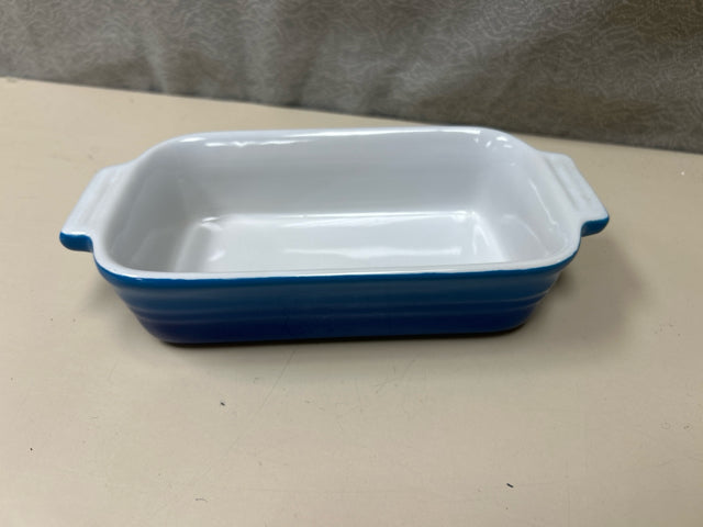 SMALL BLUE SERVING DISH