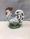 BLACK WHITE SPOTTED ROOSTER