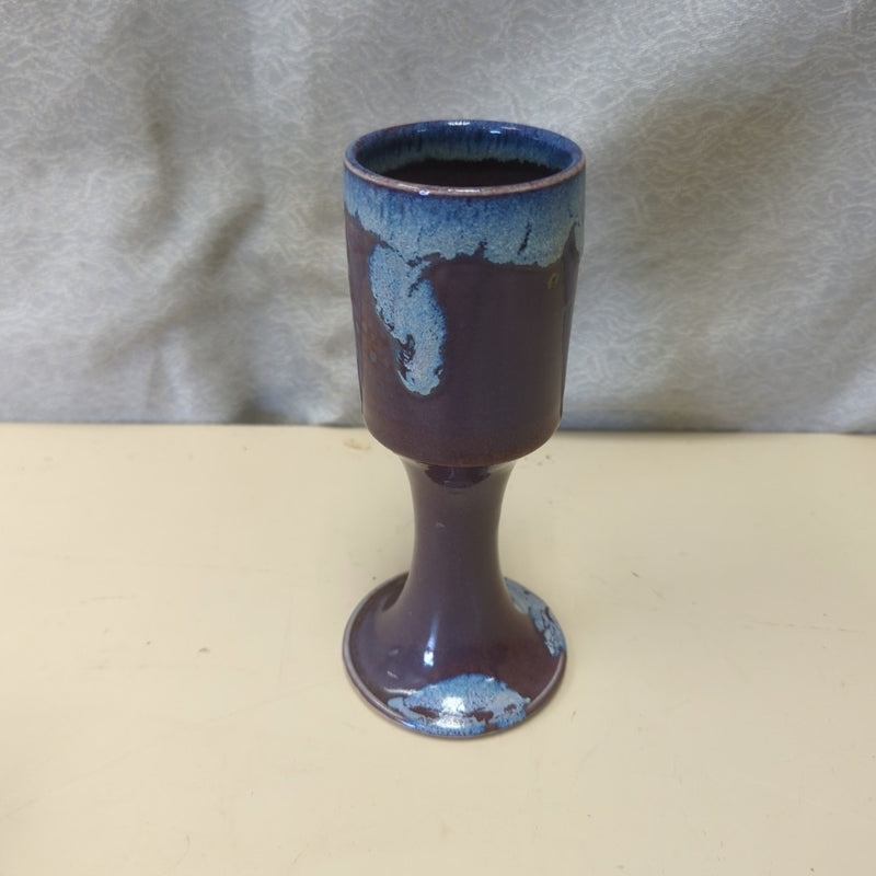 PURPLE CERAMIC CUP/VASE