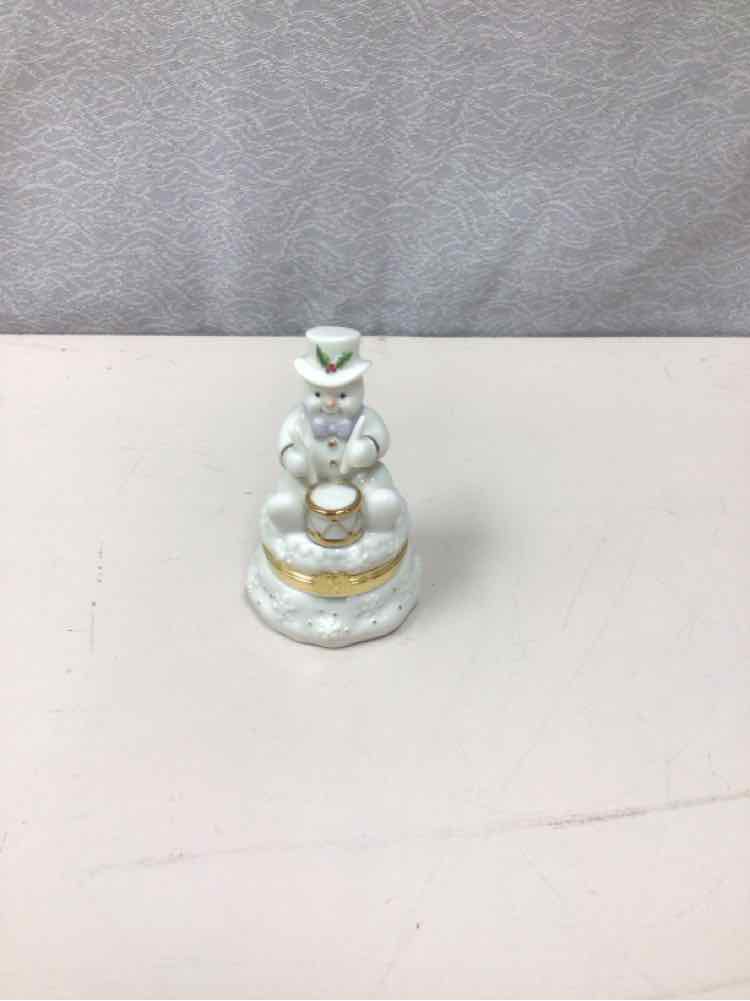 MINI SNOWMAN TRINKET BOX