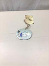SNOWMAN LOUNGING WOOD ORNAMENT