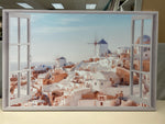 GREECIAN CITY SCAPE CANVAS