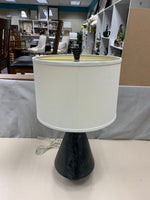 DARK GRAY CONE BASE LAMP