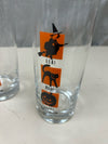 4 HALLOWEEN THEME GLASSES