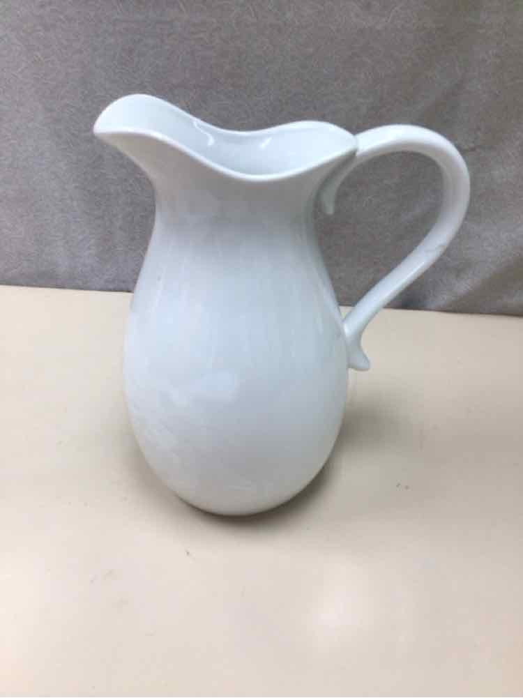 WHITE PITCHER