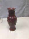 HAND PAINTED ANIMALS CERAMIC VASE