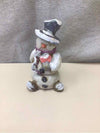 GLITTER SNOWMAN FIGURINE