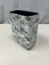 GREY WHITE CERAMIC PLANTER