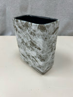 GREY WHITE CERAMIC PLANTER