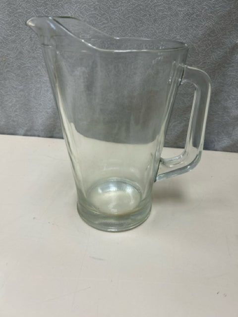 TALL GLASS PITCHER