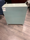 GREEN WOOD GLASS CABINET