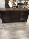 BRN/WOODEN 2/DOOR  TV CONSOLE