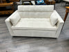 WHITE HIDE A WAY BED & LOVESEAT