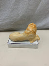 CERAMIC LION ON STAND DECOR