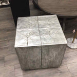 SILVER SHINY CUBE