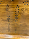 OAK CEDAR CHEST W/KEY