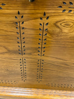 OAK CEDAR CHEST W/KEY