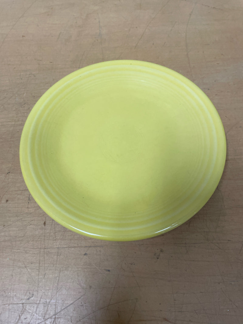 YELLOW SNACK PLATE