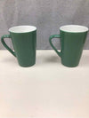 2 GREEN STARBUCKS MUGS