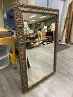 GOLD ORNATE FLOOR MIRROR