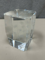 GLASS FLORAL INSIDE BOX