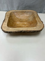 WOOD BARK BOWL