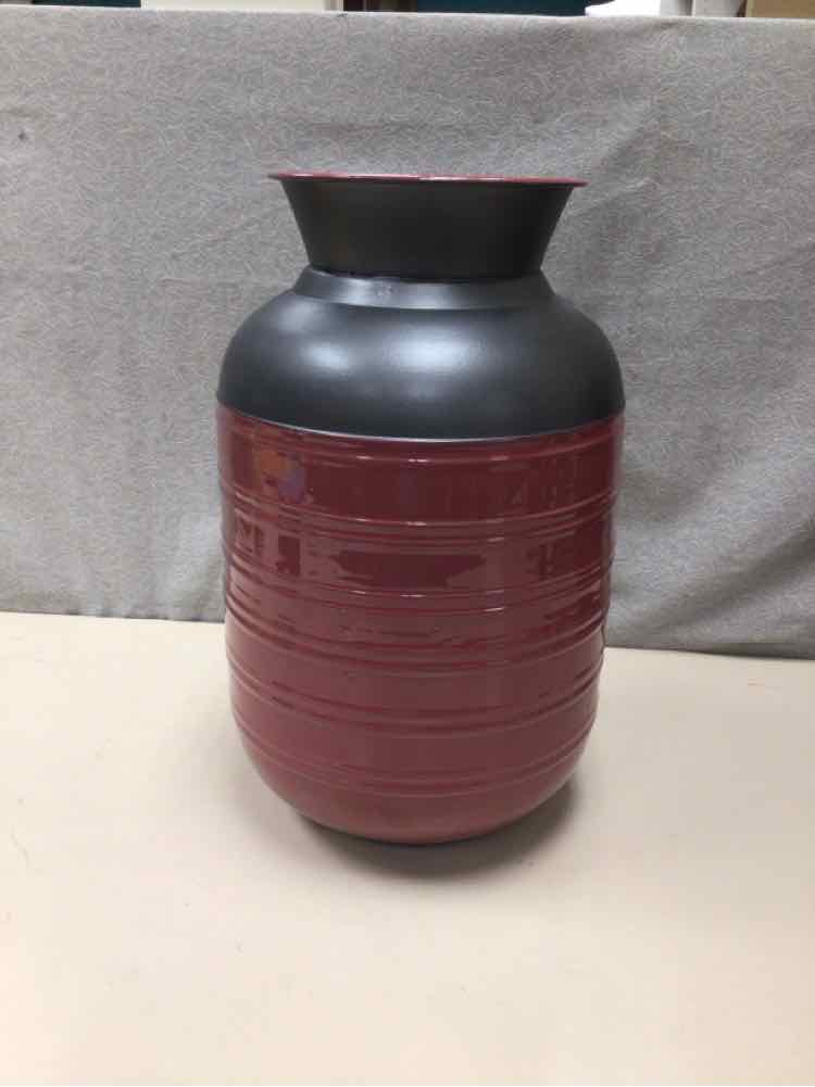 RED GREY METAL JUG