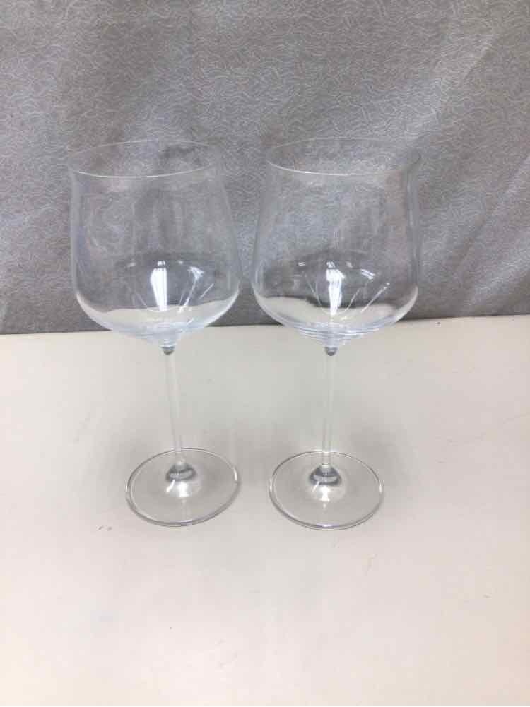 TALL CLEAR WINE GLASSES