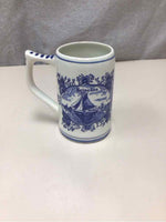BLUE/WHITE HEINEKEN TALL MUG