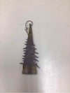 MINI TREE W/BEADS STAINED GLASS
