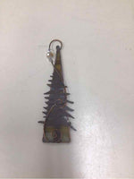 MINI TREE W/BEADS STAINED GLASS