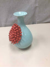 BLUE FLORAL VASE