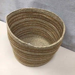 TAN BROWN WEAVE BASKET
