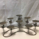 BROWN METAL CANDLEABRA