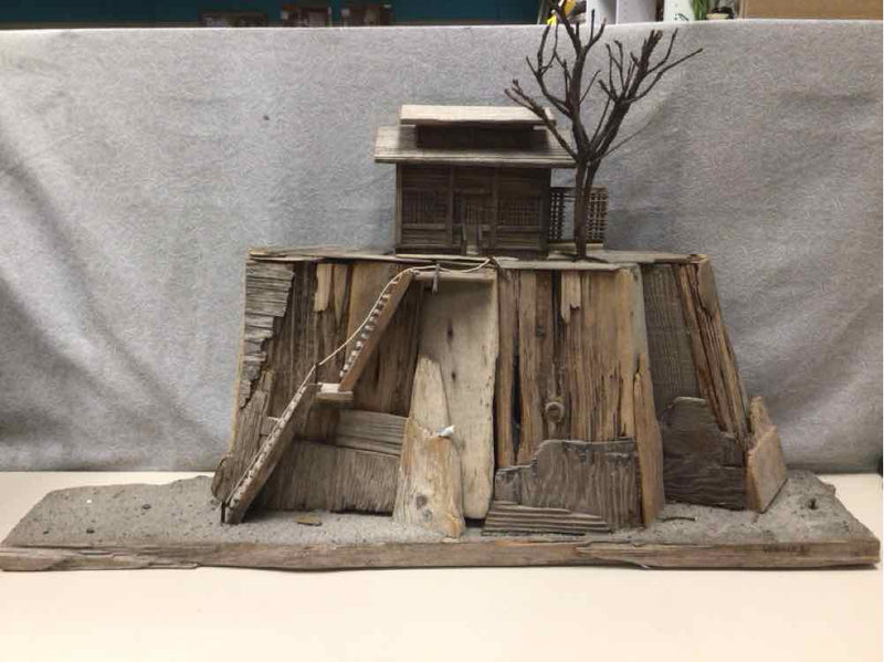 CLIFF HOUSE WOOD SCULPTURE
