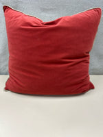 TAN RED PILLOW