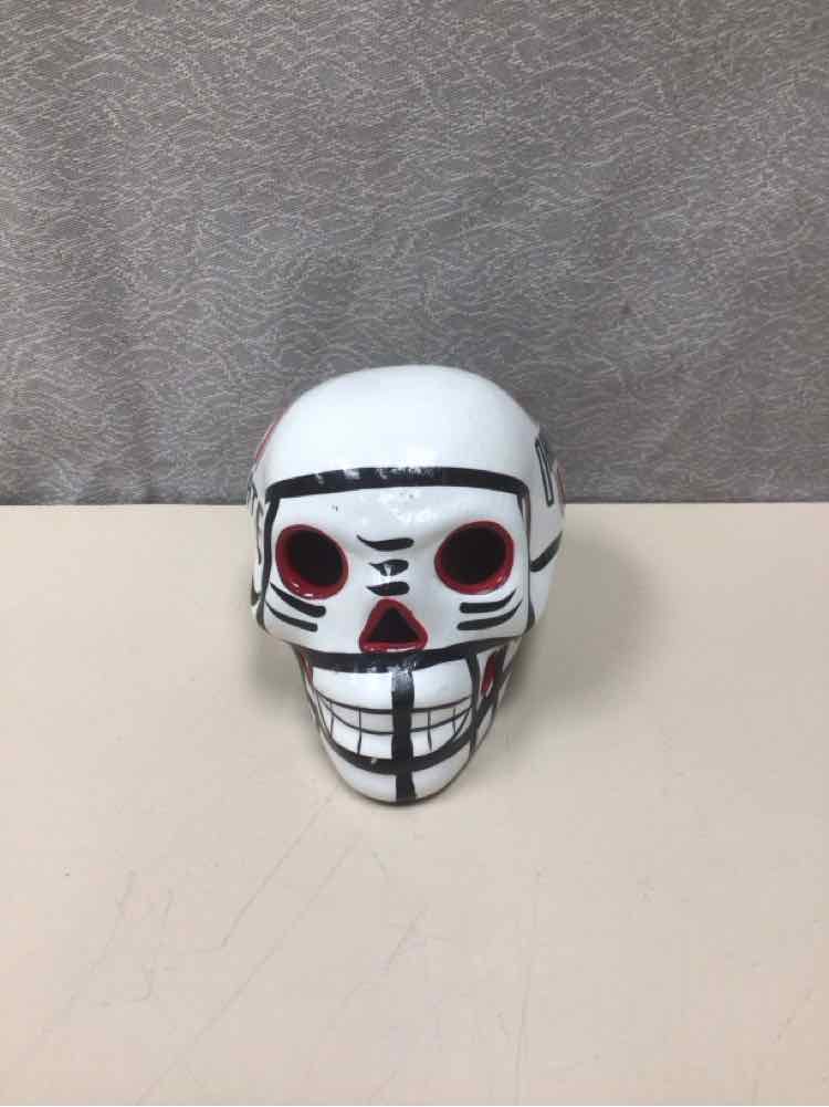 WHITE OSU SKULL