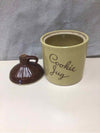 "COOKIE JUG" JAR W/LID