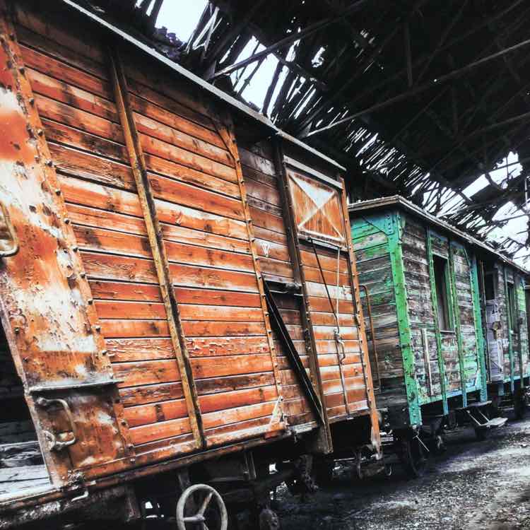 RAIL CART LARGE CANVAS