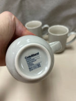 4 CREAM MUGS