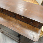 ANTIQUE WOOD 3-DRAWER DRESSER