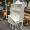 WHITE DESK W/HUTCH & CHAIR
