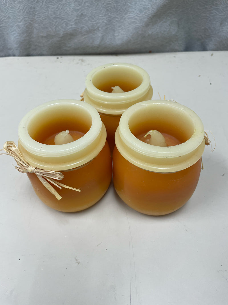 3 LIGHT UP JAR CANDLE